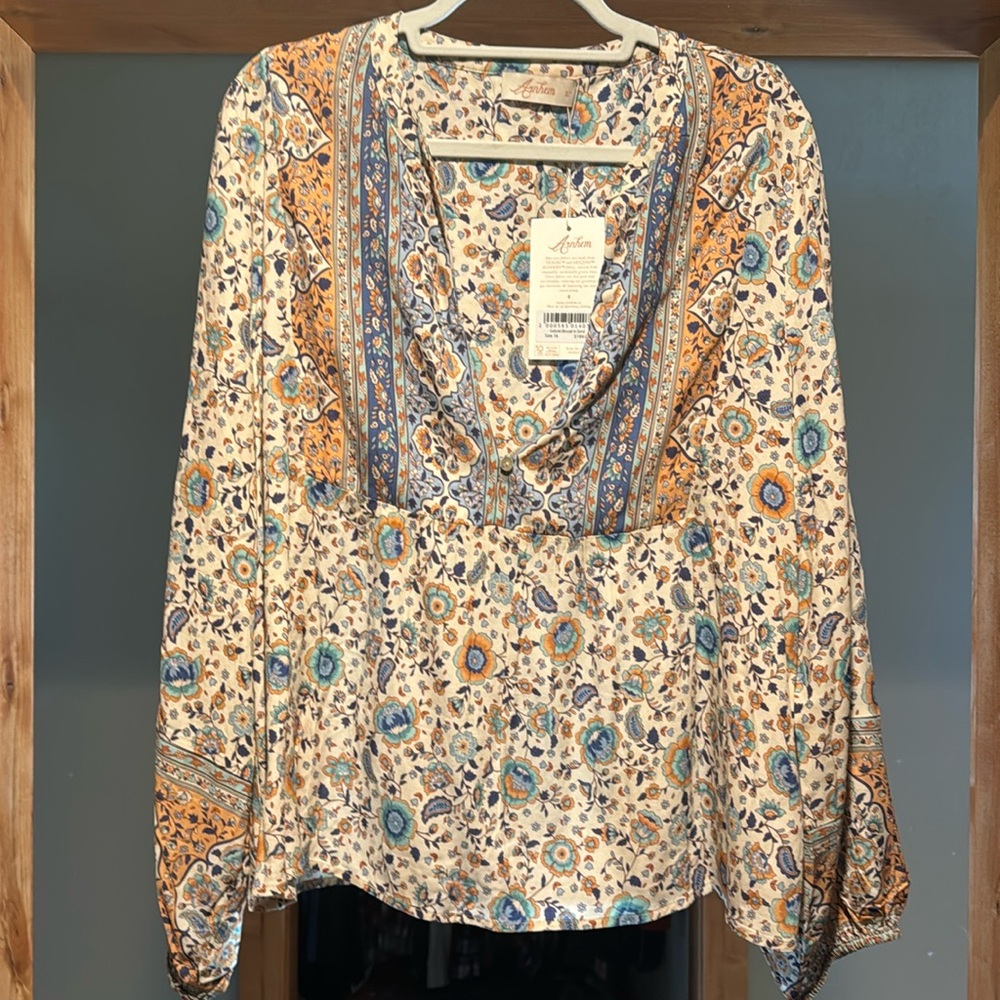 Arnhem Gabriel Blouse in XL/ AU 16 New with Tags
